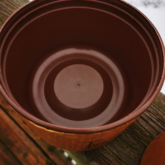 Vintage Wooden Stackable Coffee and Tea Canisters - Picture 4 of 14